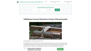 Middlesex County Detention Center, MA Inmate Roster, Offender Search