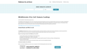 Middletown City Jail, OH Inmate Search, Jail Roster, Bookings