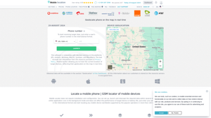 Mobile-Locator: Locate someone else online by phone number