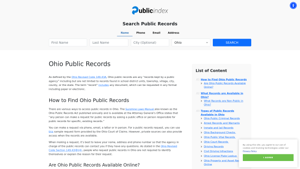 Ohio Public Records Online - ThePublicIndex