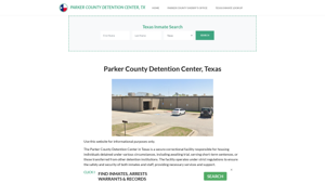 Parker County Detention Center, TX Inmate Roster, Offender Search