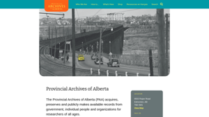 Provincial Archives of Alberta | Provincial Archives of Alberta