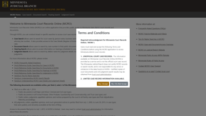 Home Page -  Minnesota Court Records Online (MCRO)