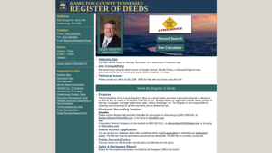 Hamilton Co. TN Register of Deeds