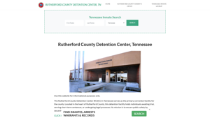 Rutherford County Detention Center, TN Inmate Roster, Offender Search