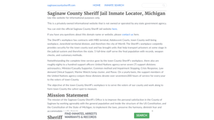 About Saginaw County Sheriff and Jail, Michigan