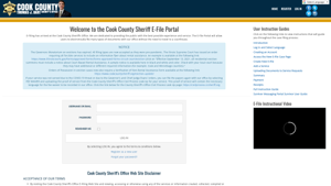 Cook County Sheriff E-File - Cook County Sheriff