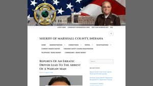 Sheriff of Marshall County, Indiana – Dedicated to service and sworn to protect.