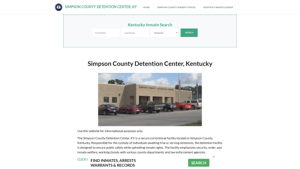 Simpson County Detention Center, KY Inmate Roster, Offender Search