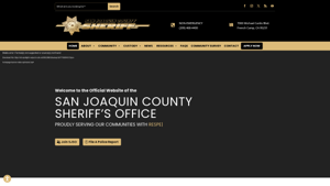 Welcome to The San Joaquin County Sheriff