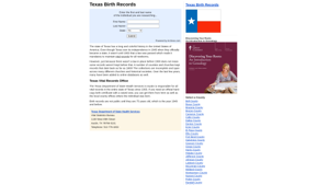 Texas Birth Records and Birth Certificates