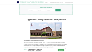 Tippecanoe County Detention Center, IN Inmate Roster, Offender Search