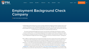 Employment Background Check Company | PSI