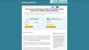 Free Email Address Lookup & Mailing Address Search - AddressSearch.com