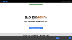 Free Public Records Searches ✔️ | Black Book Online