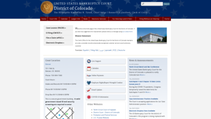 District of Colorado | United States Bankruptcy Court