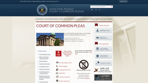 Lancaster County Courts, PA - Official Website | Official Website