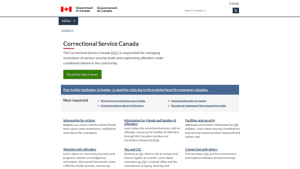 Correctional Service Canada / Service correctionnel Canada