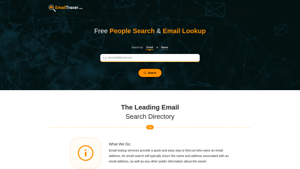 Free People Search by Email Address - Reverse Email Lookup - EmailTracer