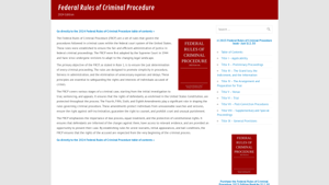 Federal Rules of Criminal Procedure | 2021 Official Edition