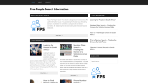 Free People Search Information - Helping you to locate them