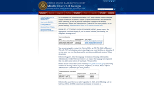 Middle District of Georgia | United States Bankruptcy Court