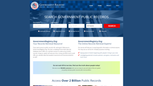 Search Government Public Records