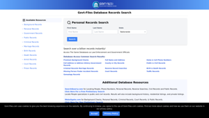 Govt-Files Database Records Search
