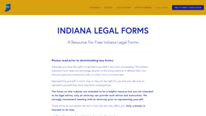 Indiana Legal Forms