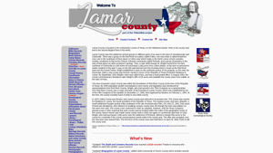 Lamar County, Texas Genealogy and Family History Home Page