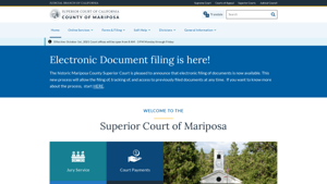 Home | Superior Court of California | County of Mariposa