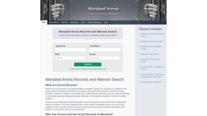 Maryland Arrests