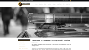 Welcome to the Mills County Sheriff