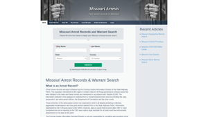 Missouri Arrests