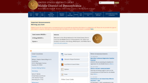 Middle District of Pennsylvania | United States District Court