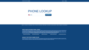 Phone Lookup - Reverse Phone Lookups @ PhoneLookup.com