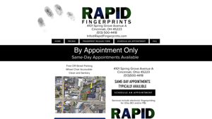 Fingerprints | Rapid Fingerprints | Cincinnati