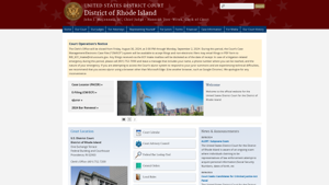 District of Rhode Island | United States District Court