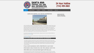 Santa Ana Central Jail and Bail Information