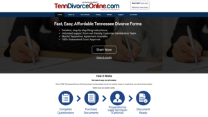 Tennessee Divorce Forms and TN Divorce Papers Online