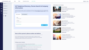 UK Telephone Directory, Person Search & Company Information | ukphonebook.com