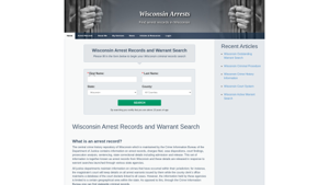 Wisconsin Arrests