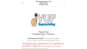 YUP Fingerprinting / Your Unique Prints Fingerprinting - Home and Scheduling