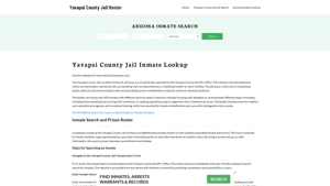 Yavapai County Jail Roster Lookup, AZ, Inmate Search