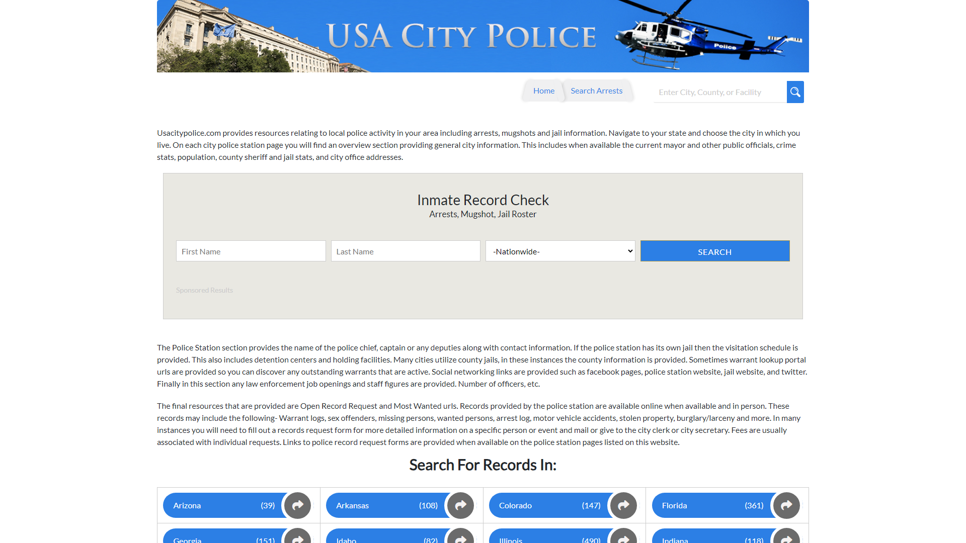 Jail Records | Police and Jail Resources In Your Area