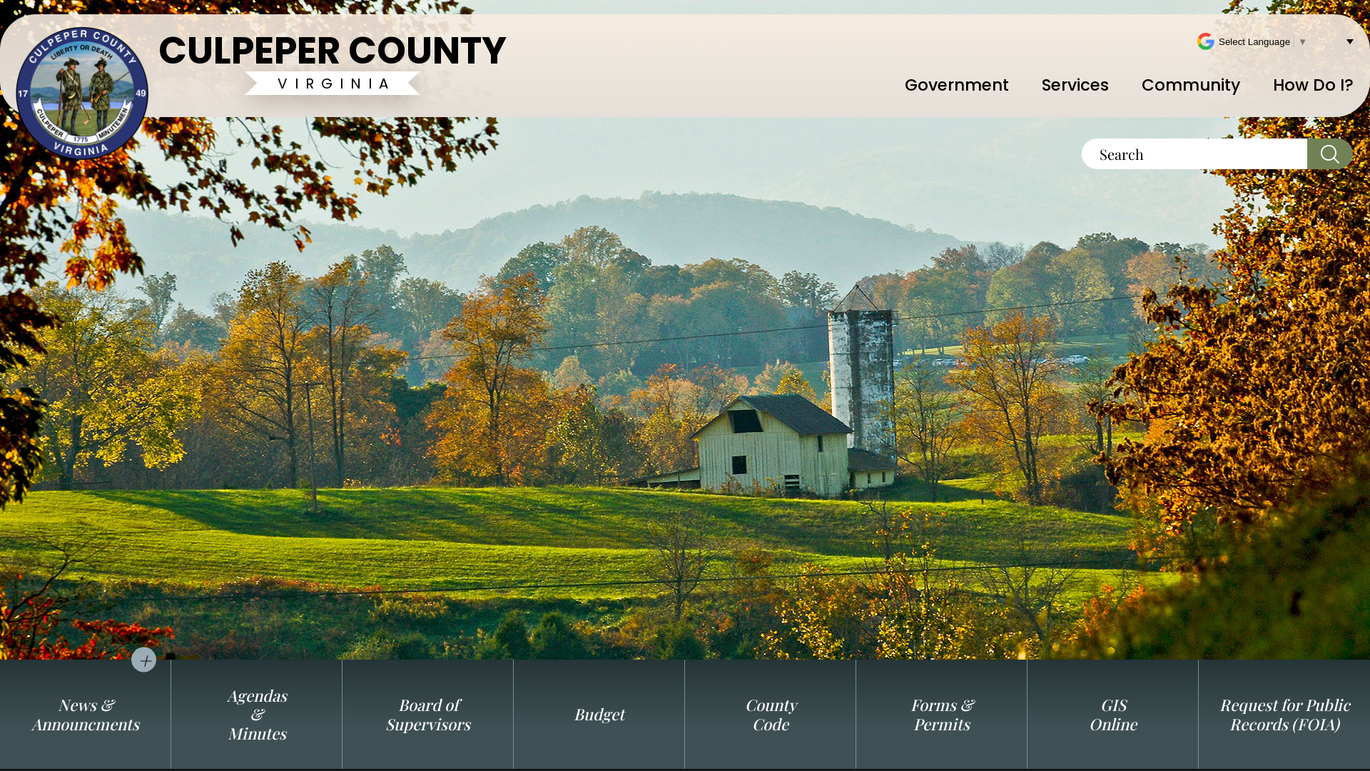 Culpeper County, Virginia Home Page | Culpeper County Virginia