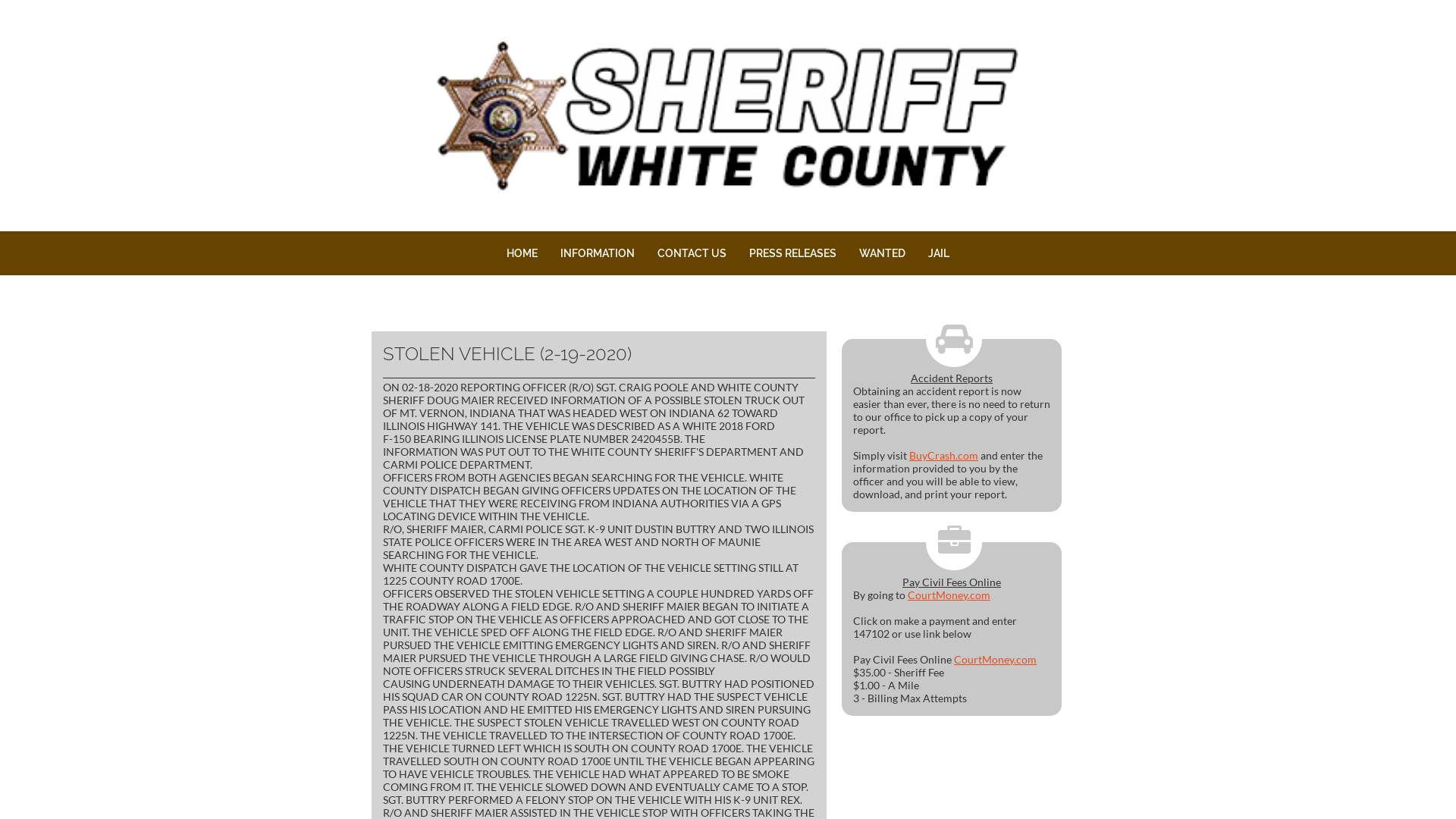 White County Sheriff