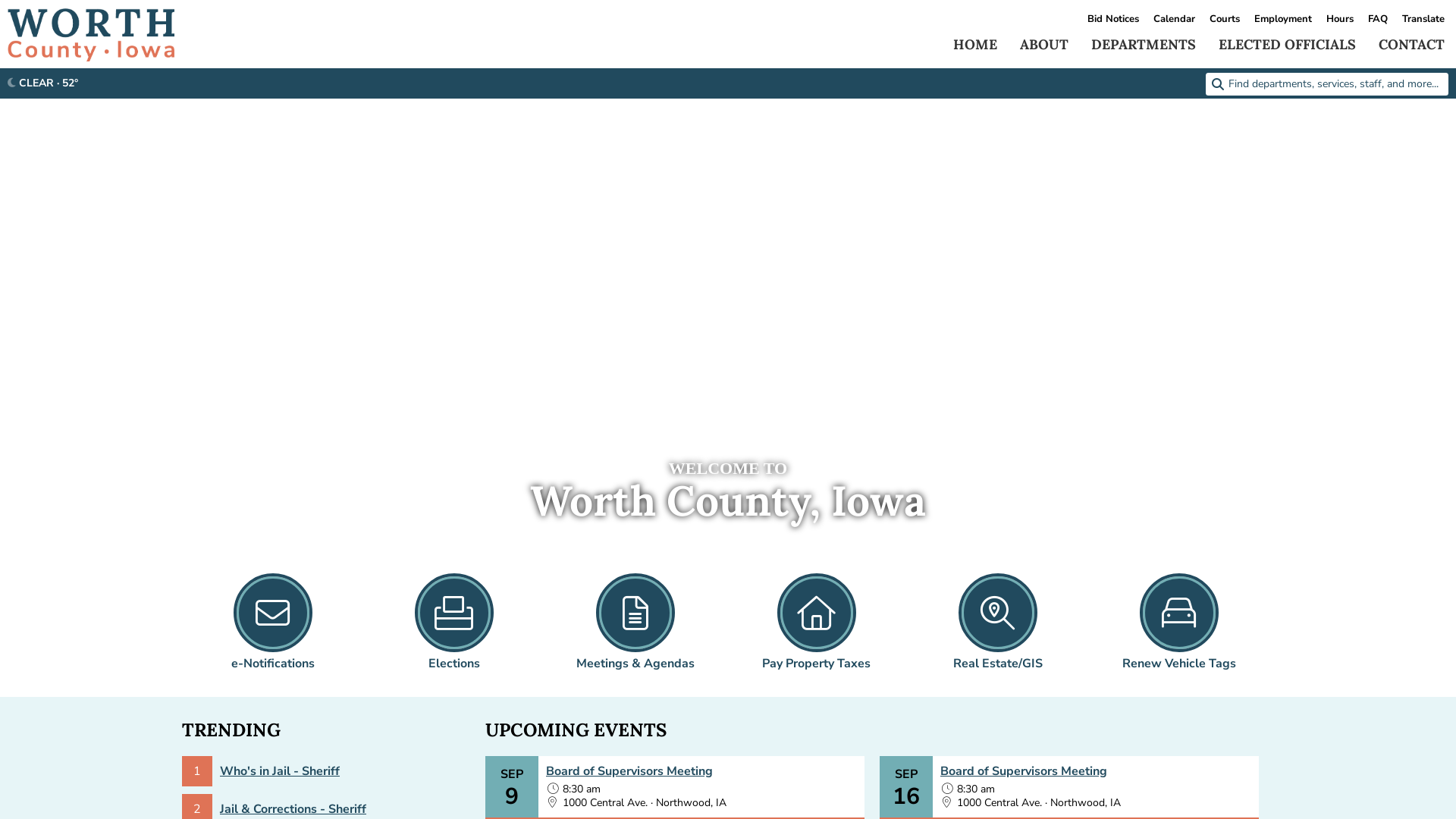 Worth County, Iowa - County Government