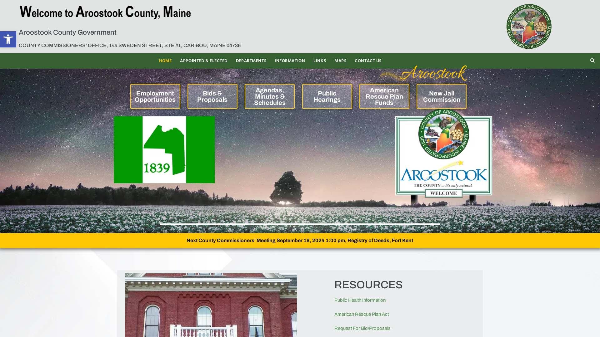 Aroostook County Maine – Aroostook County Maine Government