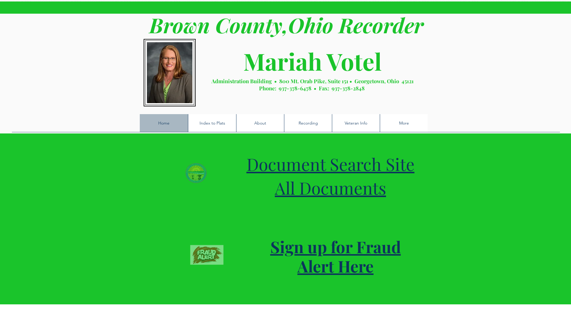 Brown County Ohio Recorder